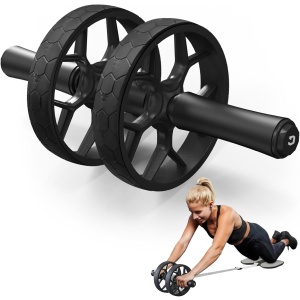 VINSGUIR Ab Roller for Beginners, Automatic Rebound Ab Wheel with Adjustable Resistance